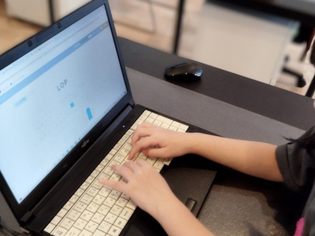 PCを使った療育